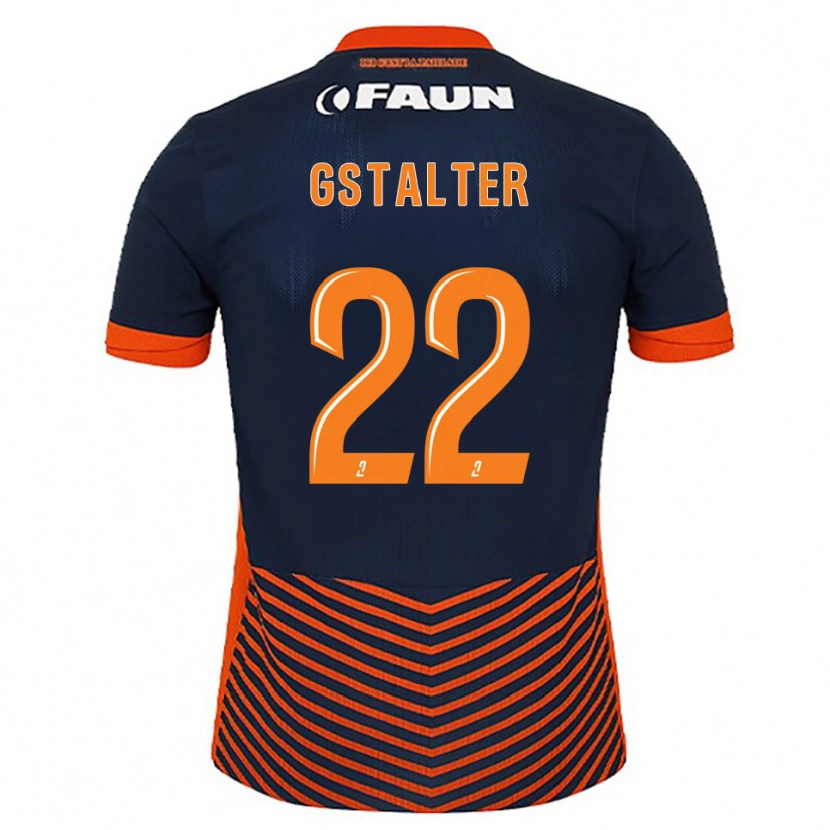 Danxen Børn Lola Gstalter #22 Midnatsblå Orange Hjemmebane Spillertrøjer 2025/26 Trøje T-Shirt