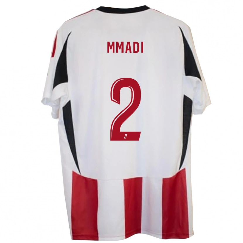 Danxen Børn Rouchidy Mmadi #2 Rød Blå Hjemmebane Spillertrøjer 2025/26 Trøje T-Shirt