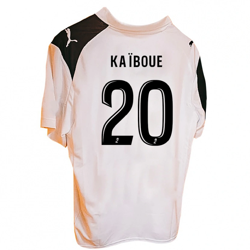 Danxen Børn Kylian Kaïboue #20 Sort Hvid Hjemmebane Spillertrøjer 2025/26 Trøje T-Shirt