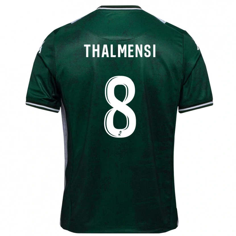 Danxen Børn Rudy Thalmensi #8 Grøn Hvid Hjemmebane Spillertrøjer 2025/26 Trøje T-Shirt