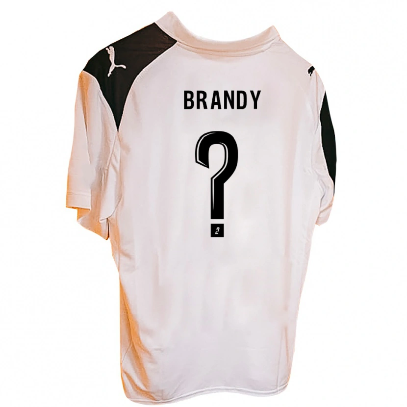 Danxen Børn Corentin Brandy #0 Orange Sort Hjemmebane Spillertrøjer 2025/26 Trøje T-Shirt