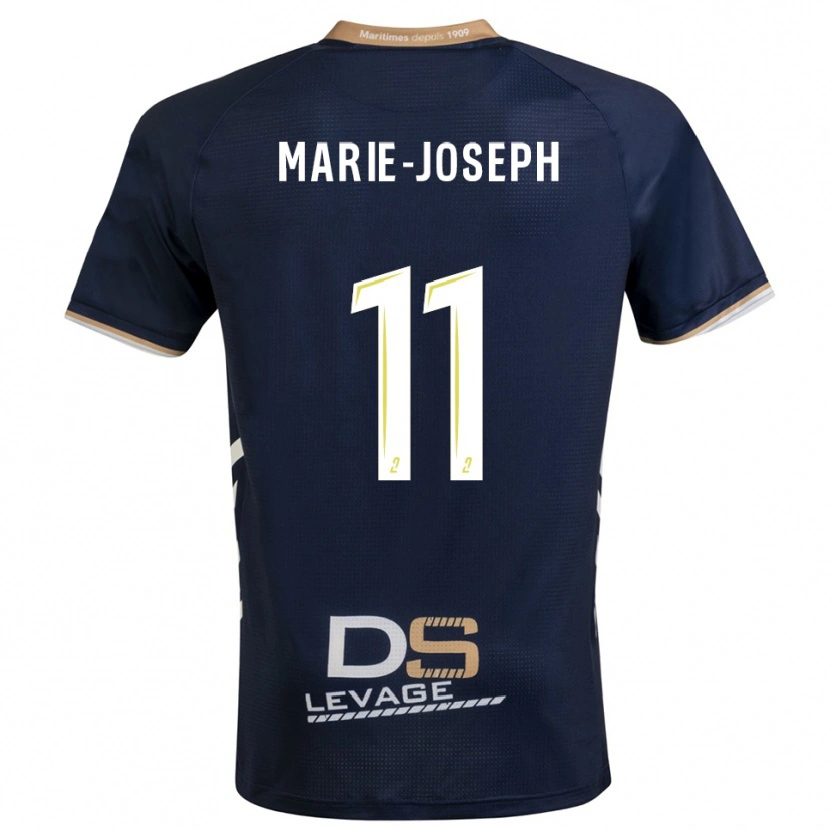 Danxen Børn Thomas Marie-Joseph #11 Marine Guld Hjemmebane Spillertrøjer 2025/26 Trøje T-Shirt