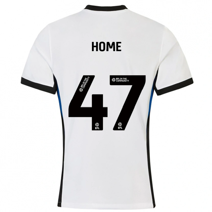 Danxen Børn Josh Home #47 Hvid Blå Udebane Spillertrøjer 2025/26 Trøje T-Shirt