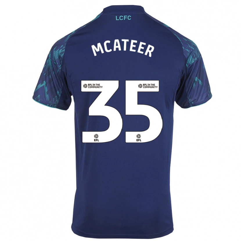 Danxen Børn Kasey Mcateer #35 Marinegrøn Hvid Udebane Spillertrøjer 2025/26 Trøje T-Shirt