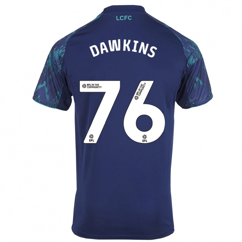 Danxen Børn Kartell Dawkins #76 Marinegrøn Hvid Udebane Spillertrøjer 2025/26 Trøje T-Shirt
