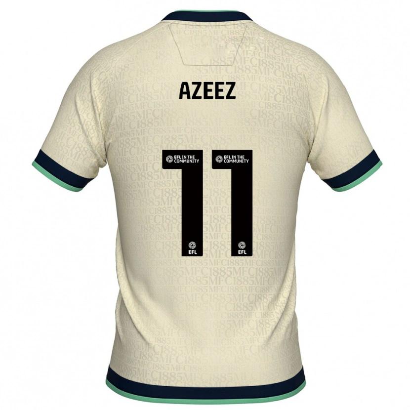 Danxen Børn Femi Azeez #11 Champagne Marine Udebane Spillertrøjer 2025/26 Trøje T-Shirt