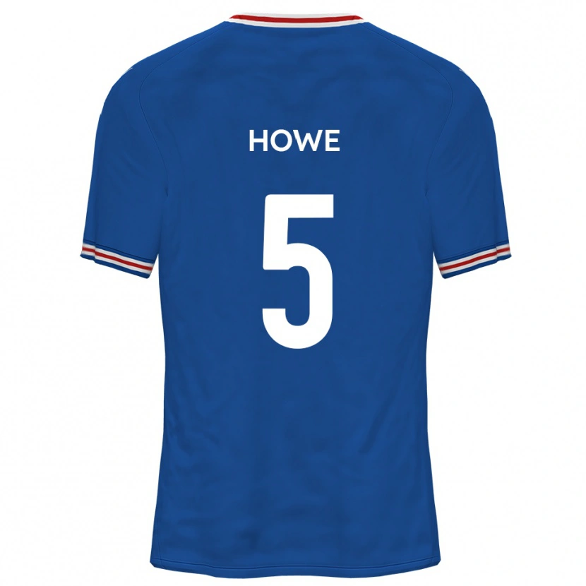 Danxen Børn Callum Howe #5 Dodger Blå Udebane Spillertrøjer 2025/26 Trøje T-Shirt
