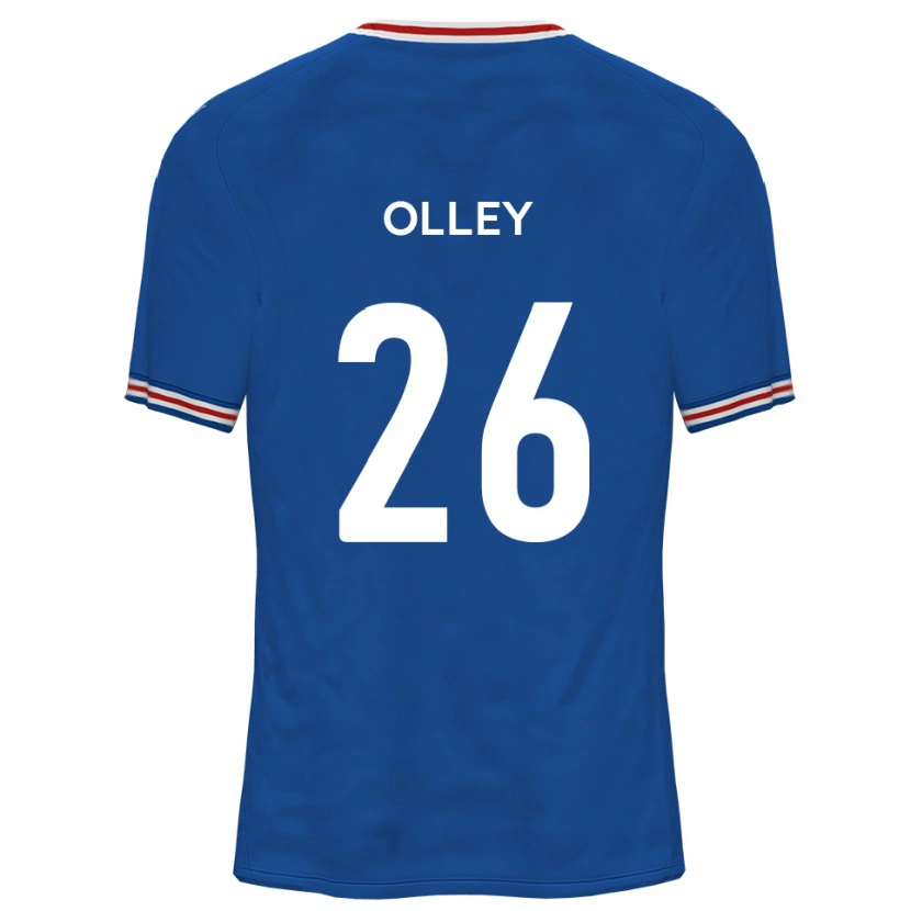 Danxen Børn Greg Olley #26 Dodger Blå Udebane Spillertrøjer 2025/26 Trøje T-Shirt