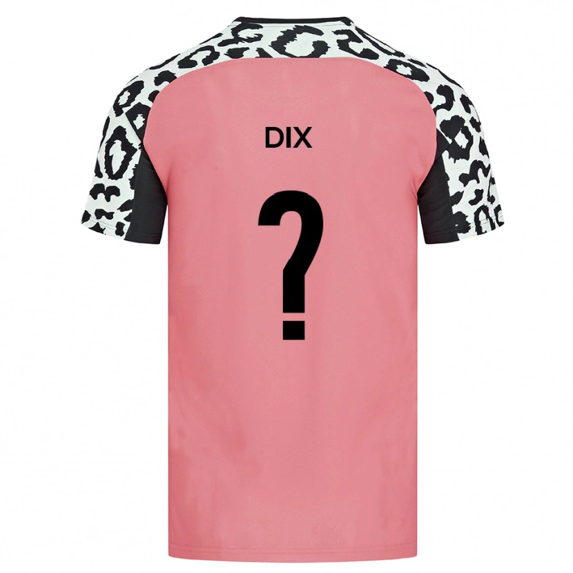 Danxen Børn Hannah Dix #0 Pink Sort Udebane Spillertrøjer 2025/26 Trøje T-Shirt