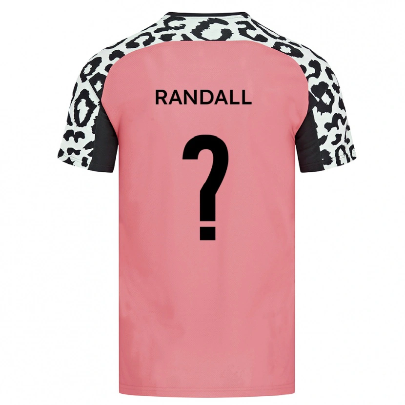Danxen Børn Estelle Randall #0 Pink Sort Udebane Spillertrøjer 2025/26 Trøje T-Shirt