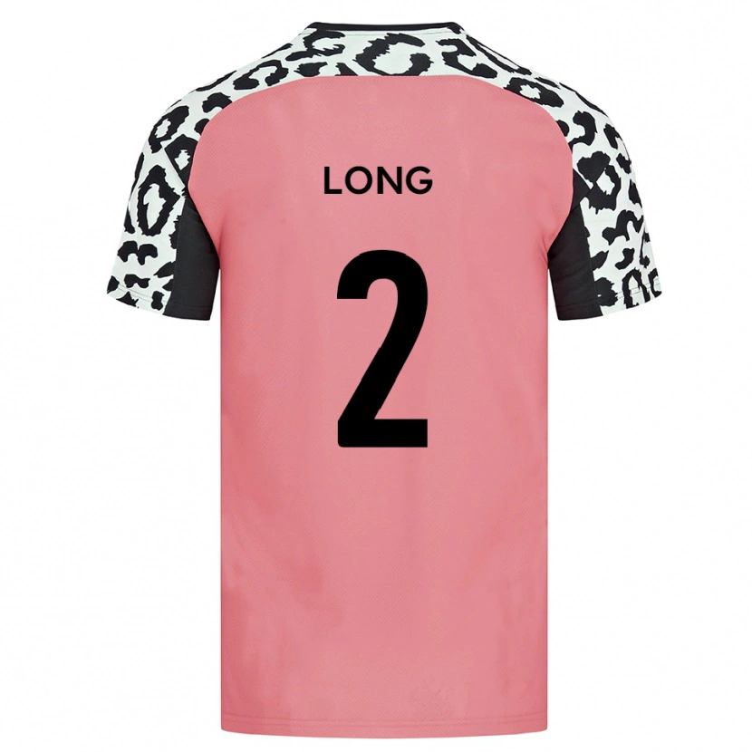 Danxen Børn Sean Long #2 Pink Sort Udebane Spillertrøjer 2025/26 Trøje T-Shirt