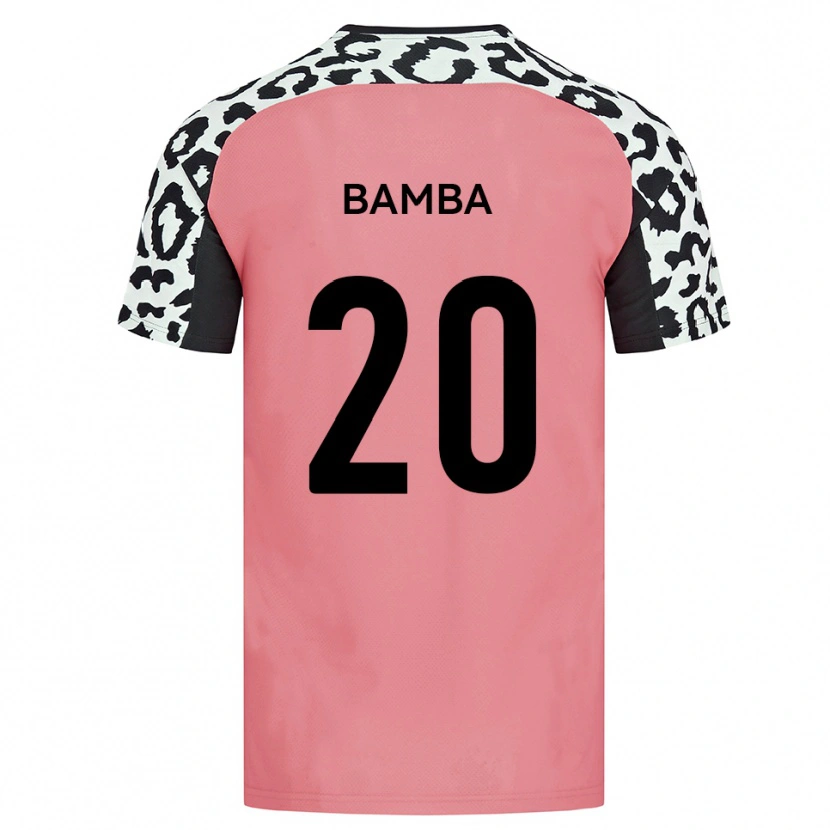 Danxen Børn Yahya Bamba #20 Pink Sort Udebane Spillertrøjer 2025/26 Trøje T-Shirt