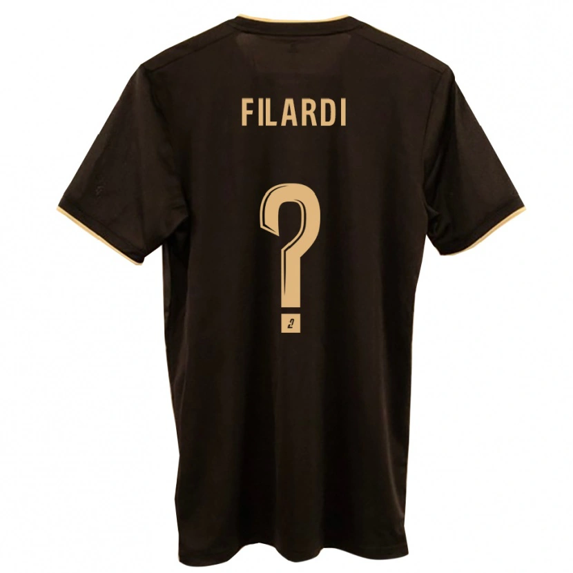 Danxen Børn Cameron Filardi #0 Blå Rød Udebane Spillertrøjer 2025/26 Trøje T-Shirt