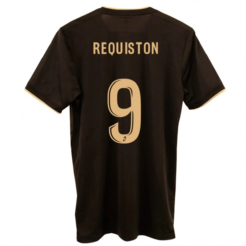 Danxen Børn Yanis Paquillé Requiston #9 Blå Rød Udebane Spillertrøjer 2025/26 Trøje T-Shirt