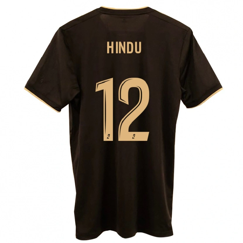 Danxen Børn Fharel Hindu #12 Blå Rød Udebane Spillertrøjer 2025/26 Trøje T-Shirt