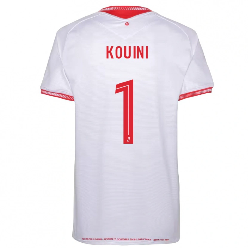 Danxen Børn Yanis Kouini #1 Sort Rød Udebane Spillertrøjer 2025/26 Trøje T-Shirt