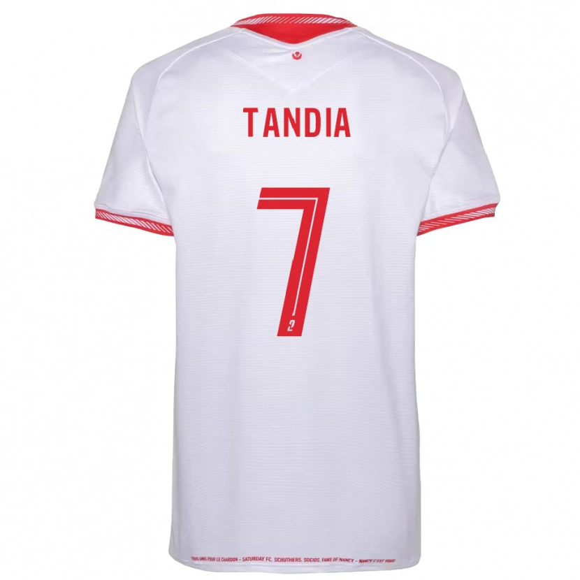 Danxen Børn Youssouf Tandia #7 Sort Rød Udebane Spillertrøjer 2025/26 Trøje T-Shirt