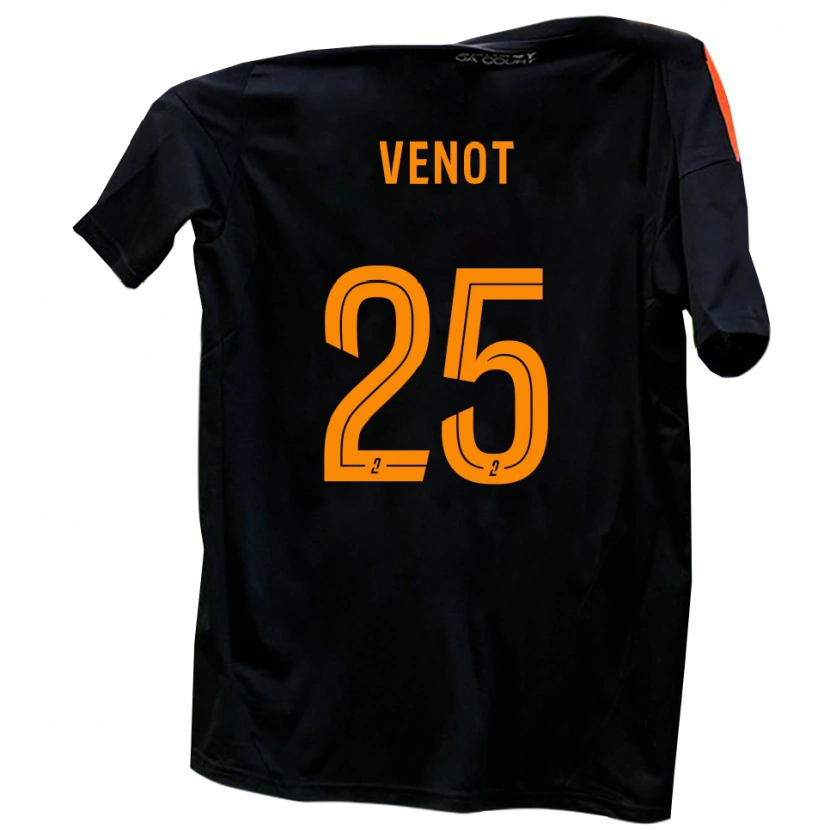 Danxen Børn Paul Venot #25 Hvid Rød Udebane Spillertrøjer 2025/26 Trøje T-Shirt