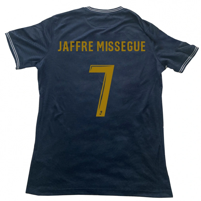 Danxen Børn Lenny Jaffre Missegue #7 Marine Guld Udebane Spillertrøjer 2025/26 Trøje T-Shirt