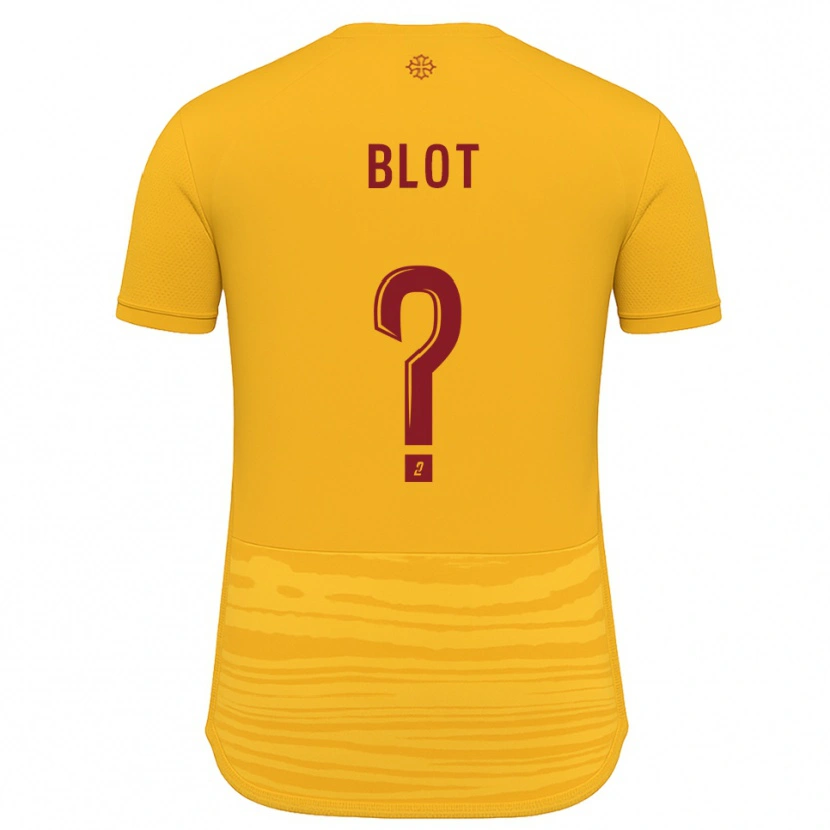Danxen Børn Titouan Blot #0 Orange Burgundy Udebane Spillertrøjer 2025/26 Trøje T-Shirt