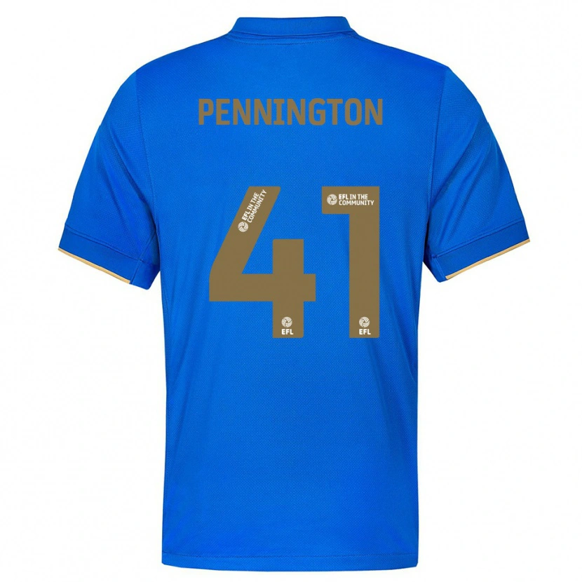 Danxen Mænd Cody Pennington #41 Blå Guld Hjemmebane Spillertrøjer 2025/26 Trøje T-Shirt