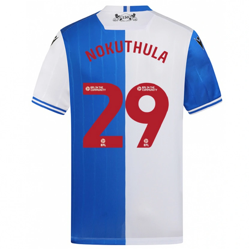 Danxen Mænd Faith Nokuthula #29 Blå Hvid Hjemmebane Spillertrøjer 2025/26 Trøje T-Shirt