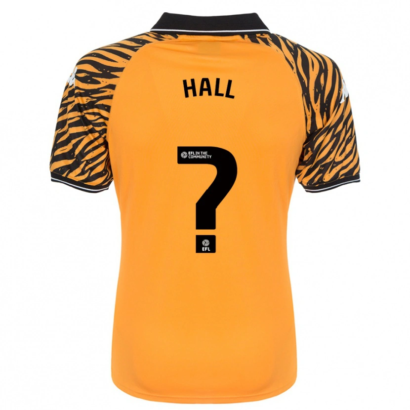 Danxen Mænd Sincere Hall #0 Orange Sort Hjemmebane Spillertrøjer 2025/26 Trøje T-Shirt