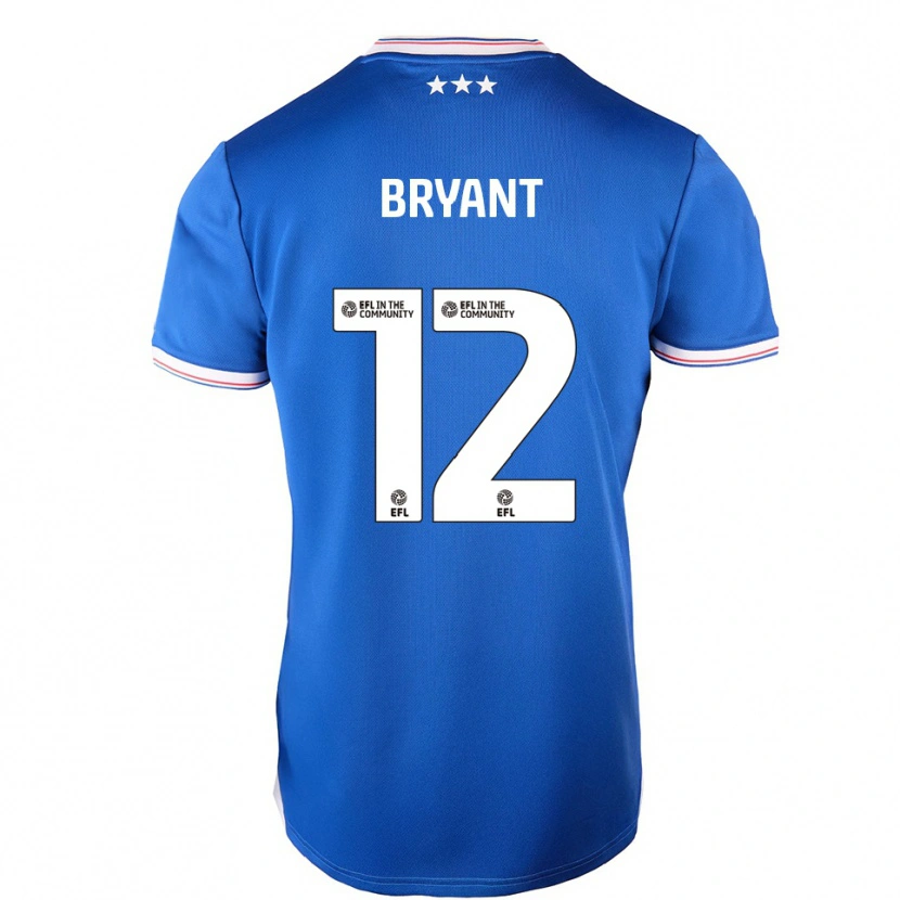 Danxen Mænd Issy Bryant #12 Blå Hvid Hjemmebane Spillertrøjer 2025/26 Trøje T-Shirt
