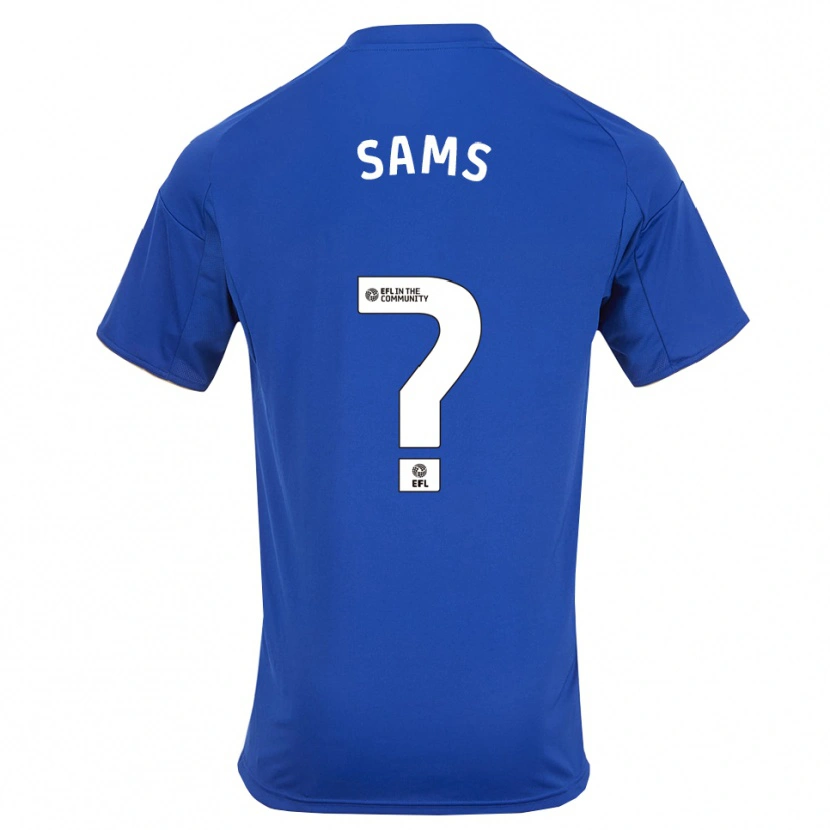 Danxen Mænd Tom Sams #0 Blå Guld Hjemmebane Spillertrøjer 2025/26 Trøje T-Shirt