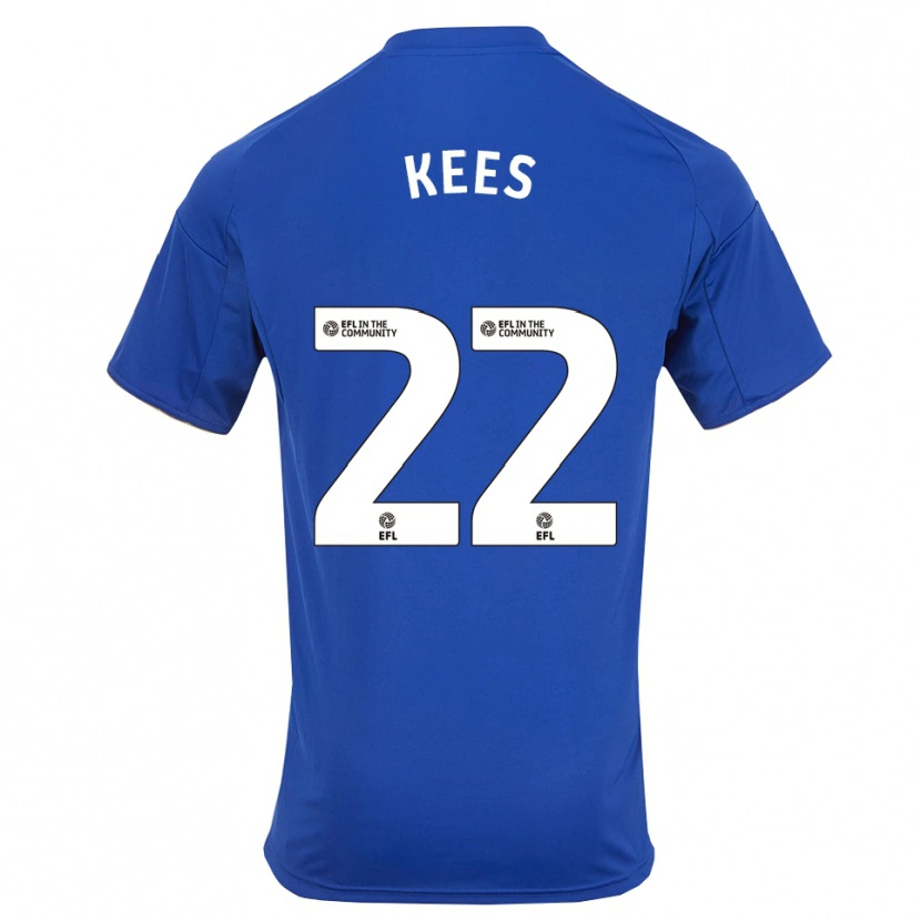 Danxen Mænd Sari Kees #22 Blå Guld Hjemmebane Spillertrøjer 2025/26 Trøje T-Shirt