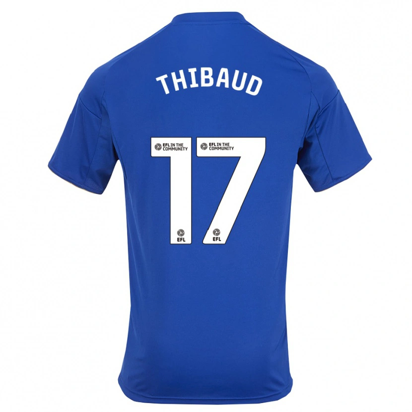 Danxen Mænd Julie Thibaud #17 Blå Guld Hjemmebane Spillertrøjer 2025/26 Trøje T-Shirt
