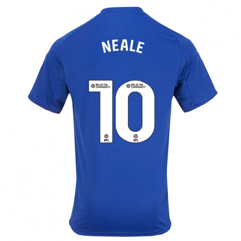 Danxen Mænd Tommy Neale #10 Blå Guld Hjemmebane Spillertrøjer 2025/26 Trøje T-Shirt