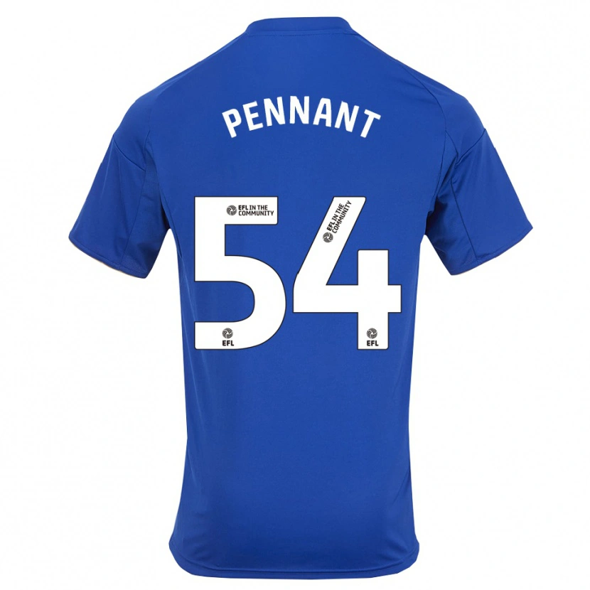 Danxen Mænd Kian Pennant #54 Blå Guld Hjemmebane Spillertrøjer 2025/26 Trøje T-Shirt