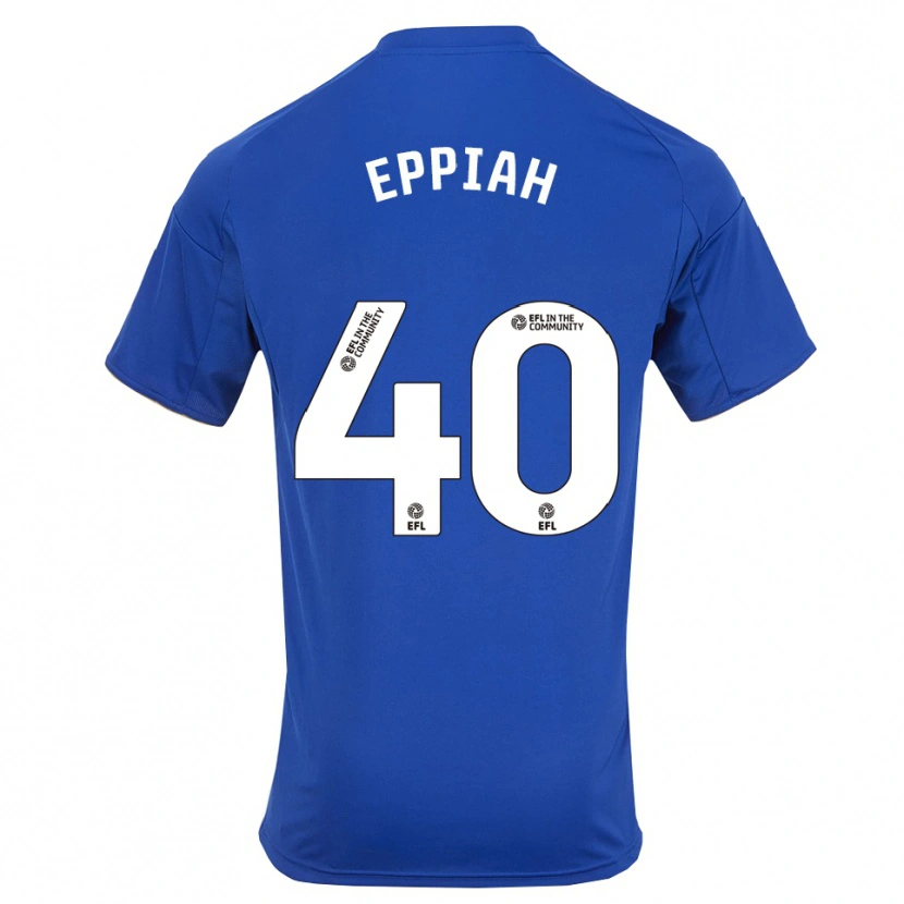 Danxen Mænd Josh Eppiah #40 Blå Guld Hjemmebane Spillertrøjer 2025/26 Trøje T-Shirt