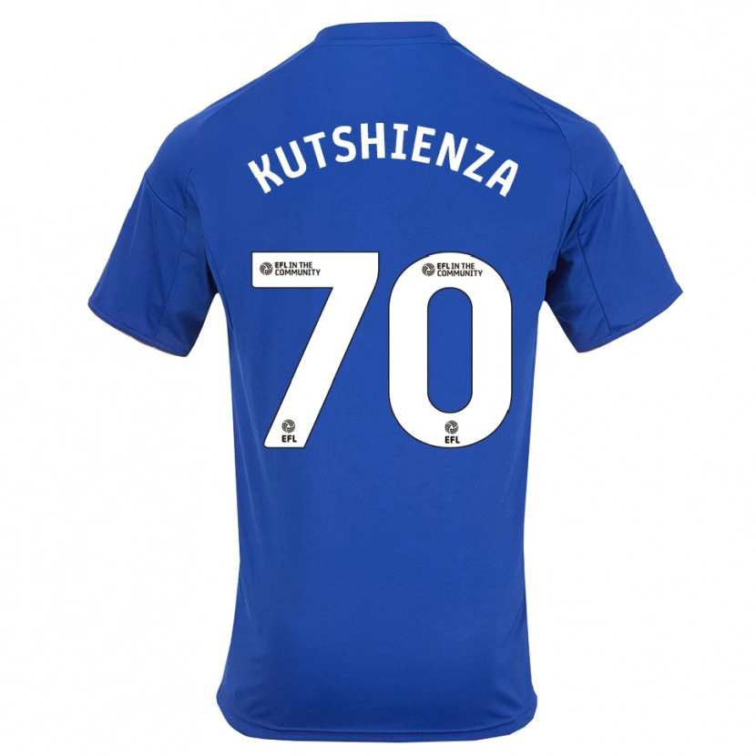 Danxen Mænd Jesper Kutshienza #70 Blå Guld Hjemmebane Spillertrøjer 2025/26 Trøje T-Shirt