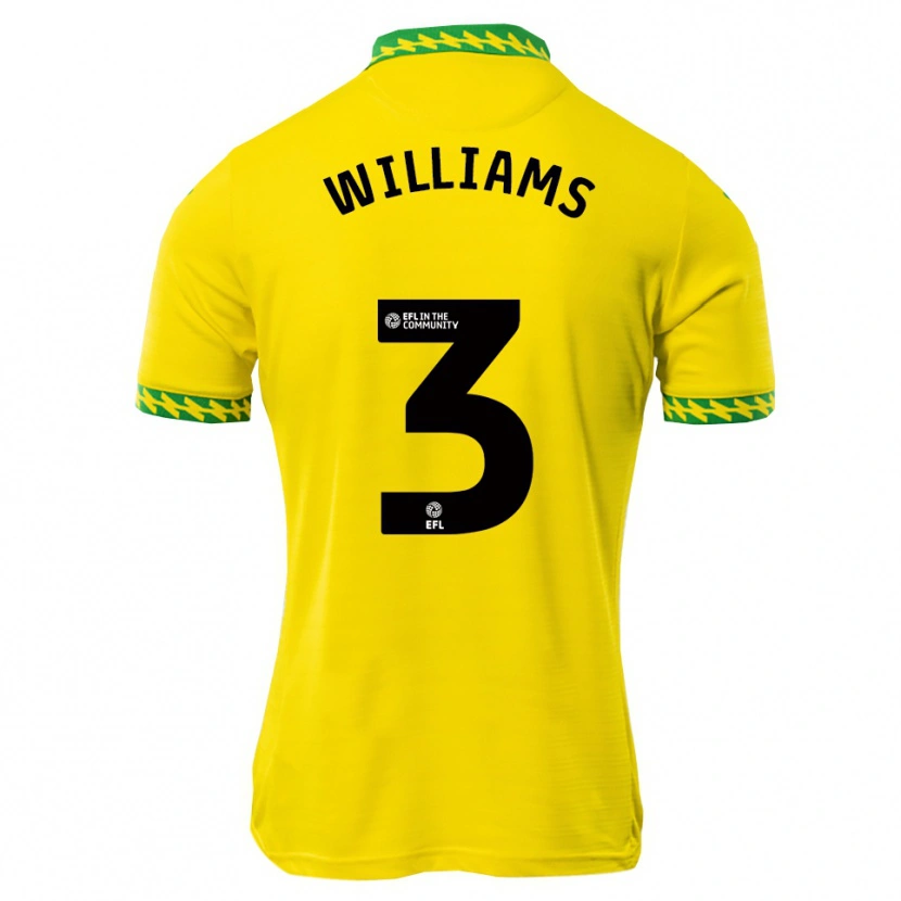 Danxen Mænd Tyler Williams #3 Hvid Grøn Hjemmebane Spillertrøjer 2025/26 Trøje T-Shirt