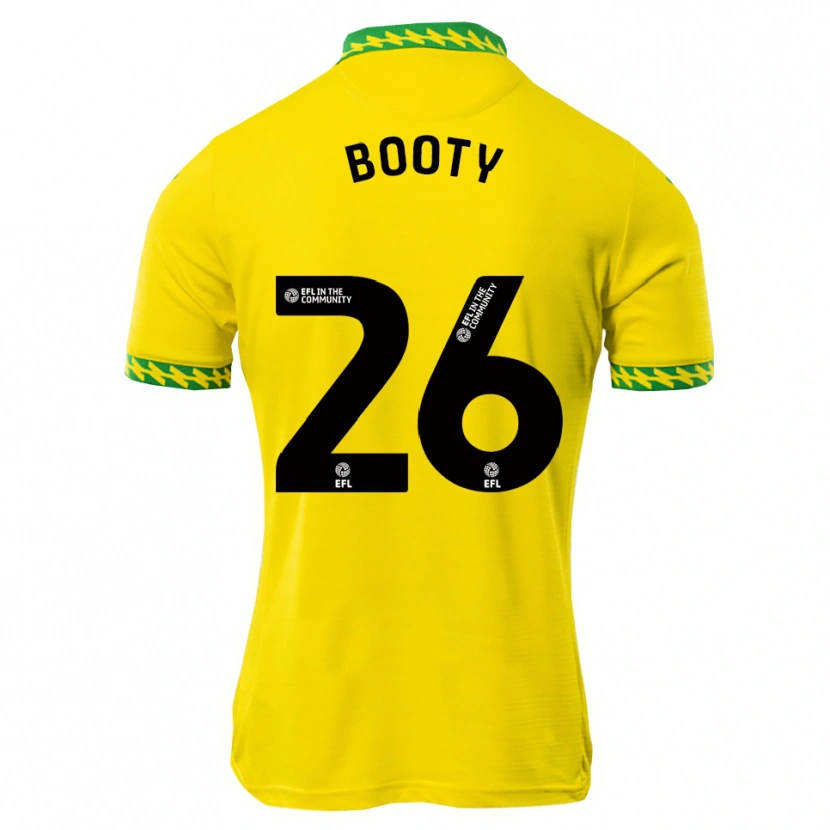 Danxen Mænd Sienna Booty #26 Hvid Grøn Hjemmebane Spillertrøjer 2025/26 Trøje T-Shirt