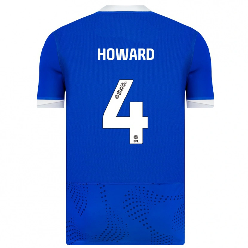 Danxen Mænd Cody Howard #4 Blå Hvid Hjemmebane Spillertrøjer 2025/26 Trøje T-Shirt