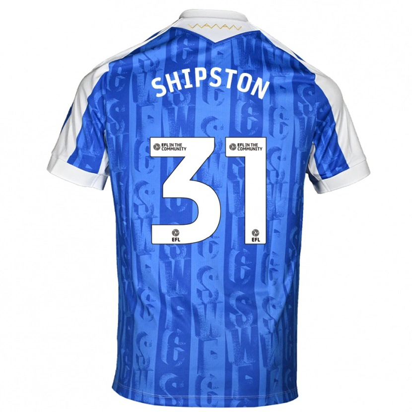 Danxen Mænd Rio Shipston #31 Blå Hvid Hjemmebane Spillertrøjer 2025/26 Trøje T-Shirt