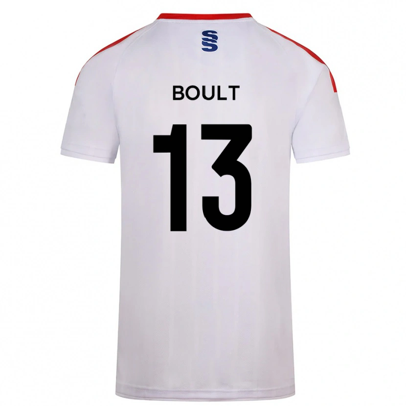 Danxen Mænd Jack Boult #13 Hvid Marine Hjemmebane Spillertrøjer 2025/26 Trøje T-Shirt