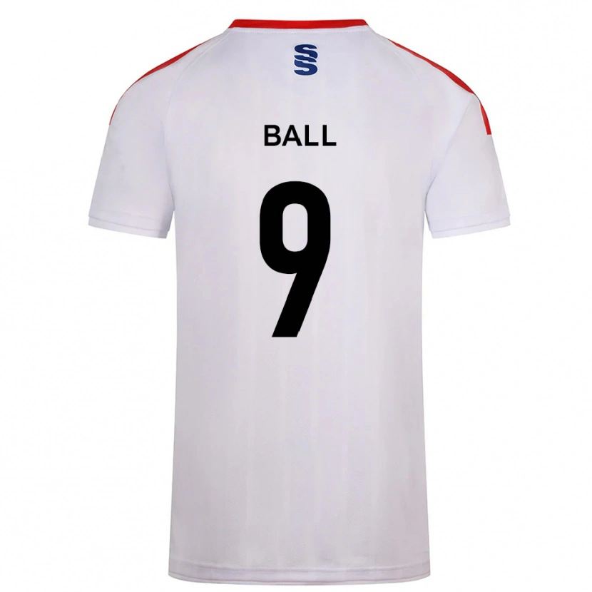 Danxen Mænd Theo Ball #9 Hvid Marine Hjemmebane Spillertrøjer 2025/26 Trøje T-Shirt