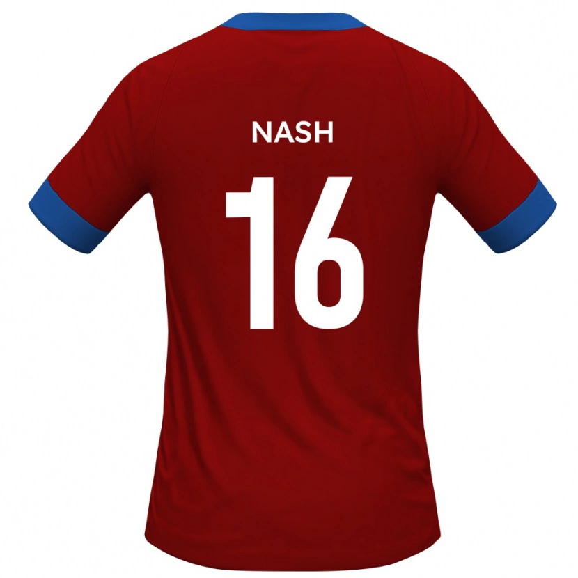 Danxen Mænd Pat Nash #16 Rød Blå Hjemmebane Spillertrøjer 2025/26 Trøje T-Shirt