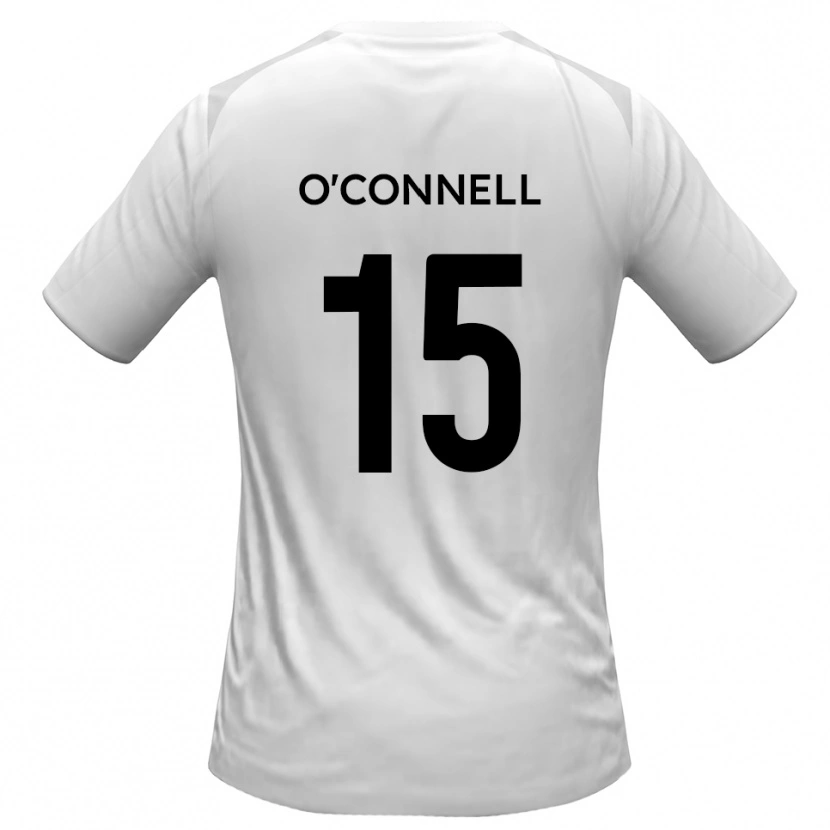 Danxen Mænd Charlie O'connell #15 Hvid Grå Hjemmebane Spillertrøjer 2025/26 Trøje T-Shirt