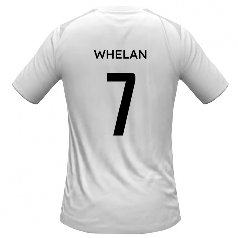 Danxen Mænd Tom Whelan #7 Hvid Grå Hjemmebane Spillertrøjer 2025/26 Trøje T-Shirt