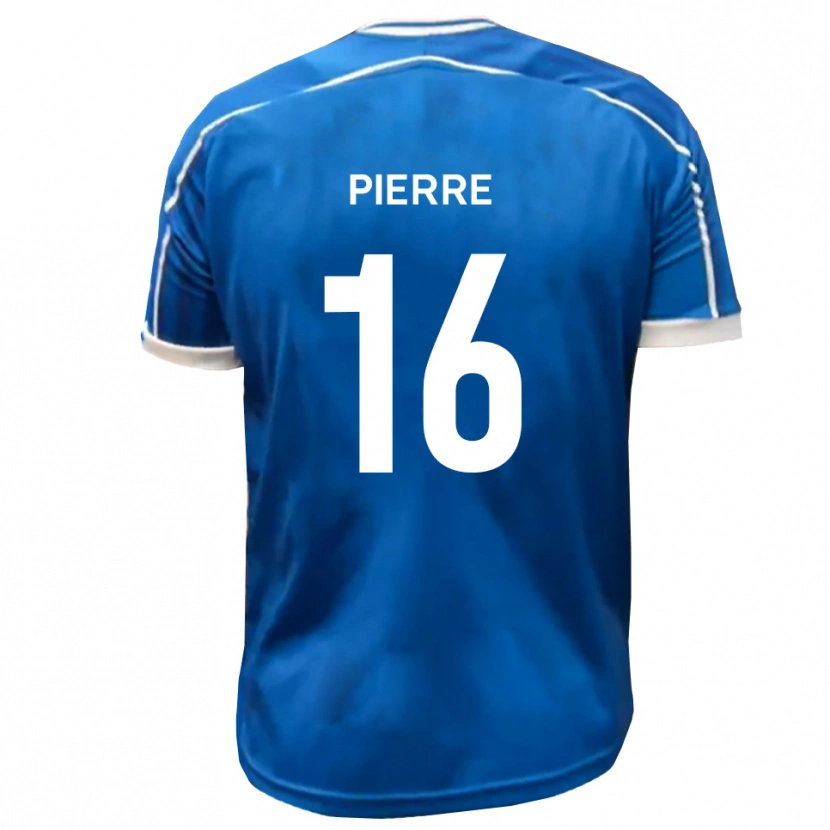 Danxen Mænd Aaron Pierre #16 Blå Hvid Hjemmebane Spillertrøjer 2025/26 Trøje T-Shirt