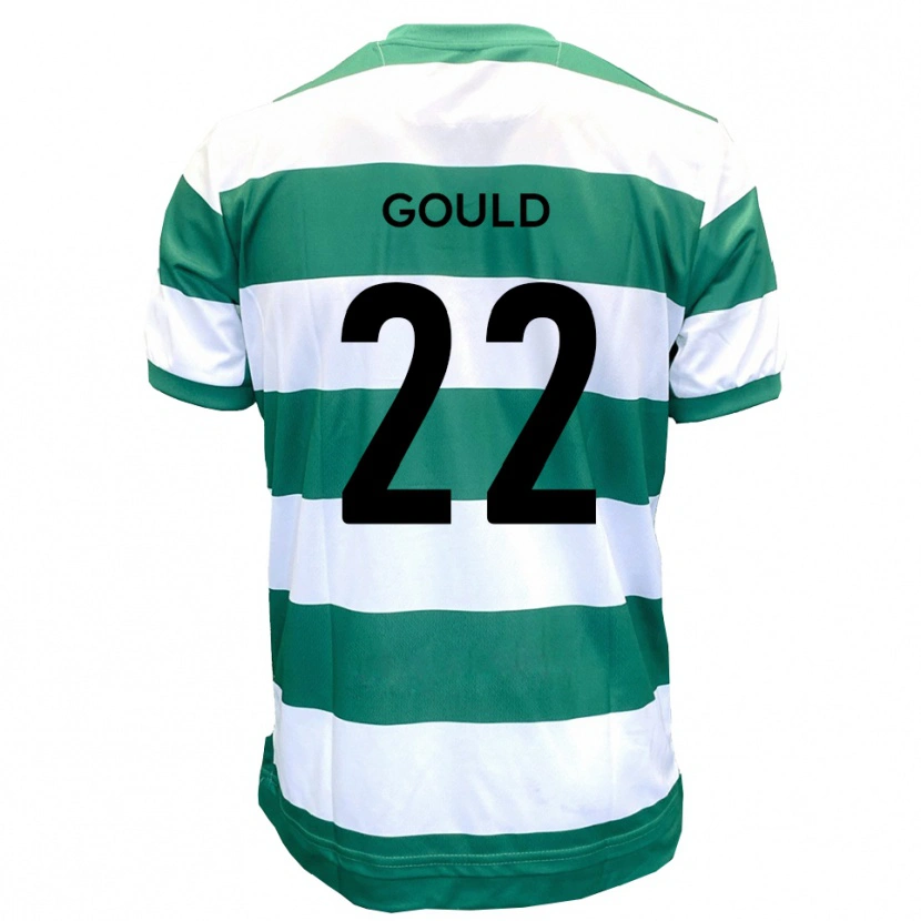 Danxen Mænd Matt Gould #22 Grøn Hvid Hjemmebane Spillertrøjer 2025/26 Trøje T-Shirt
