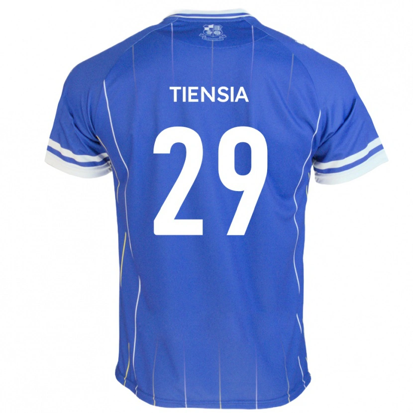 Danxen Mænd Junior Tiensia #29 Kongeblå Hjemmebane Spillertrøjer 2025/26 Trøje T-Shirt
