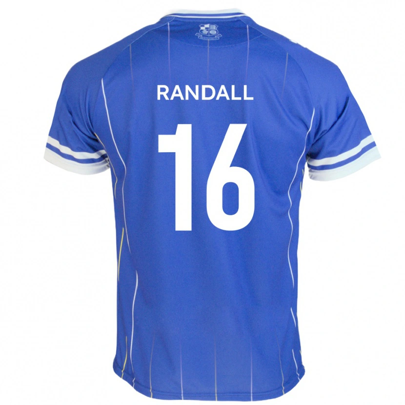 Danxen Mænd Will Randall #16 Kongeblå Hjemmebane Spillertrøjer 2025/26 Trøje T-Shirt
