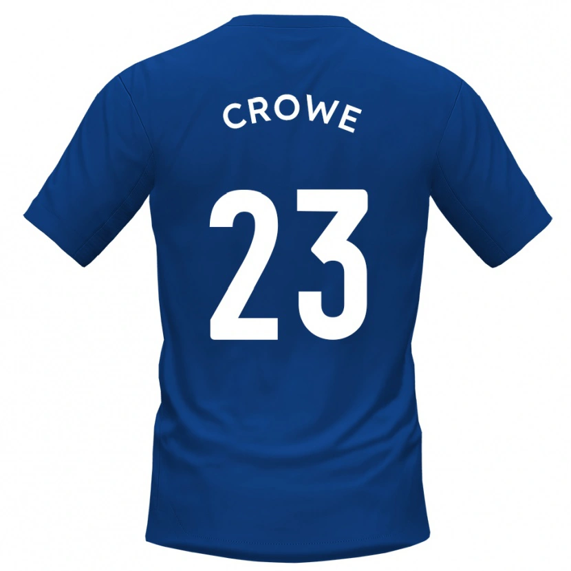 Danxen Mænd Dylan Crowe #23 Blå Hvid Hjemmebane Spillertrøjer 2025/26 Trøje T-Shirt