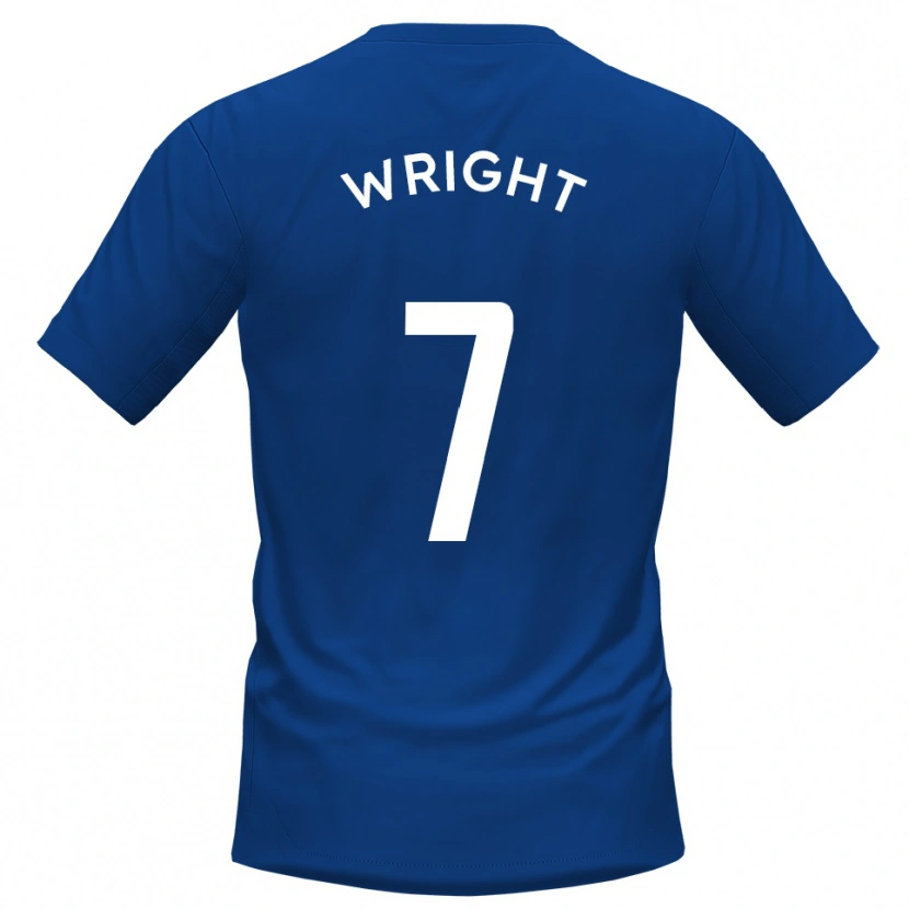 Danxen Mænd Max Wright #7 Blå Hvid Hjemmebane Spillertrøjer 2025/26 Trøje T-Shirt